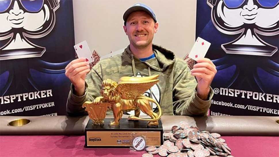 Connor Stuewe獲得MSPT威尼斯人主賽事冠軍 ClubGG Connor Stuewe