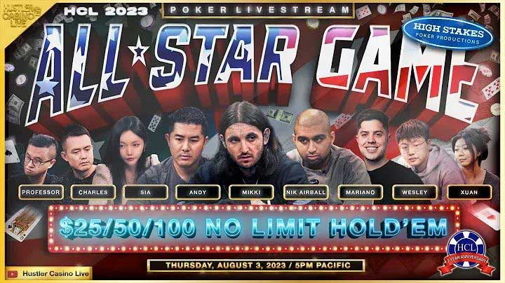 Hustler Casino Live 兩周年全明星陣容紀念賽 超強陣容！