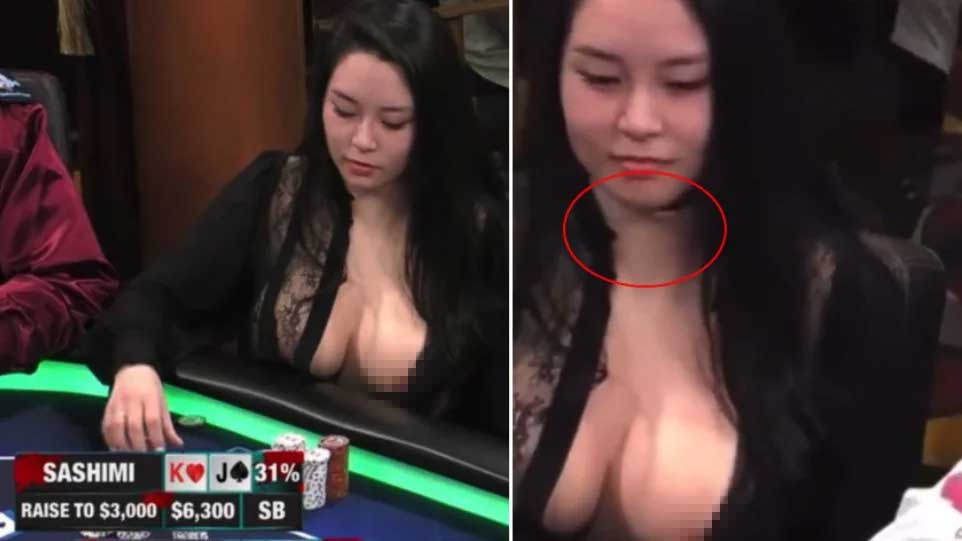 Sashimi撲克女神 在百樂宮撲克室被搶走近30萬！