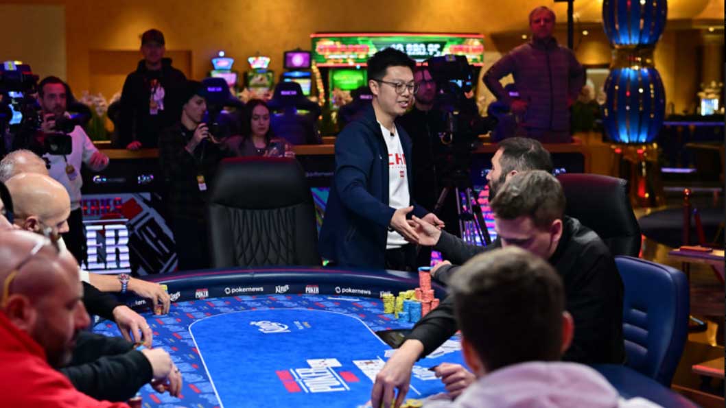 蒲蔚然不幸成為2023年WSOPE主賽泡沫遺憾出局