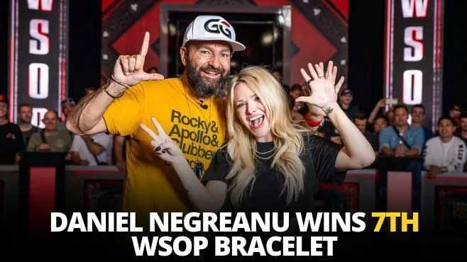 GGPoker全球大使丹牛 奪下個人第7條WSOP金手鏈!