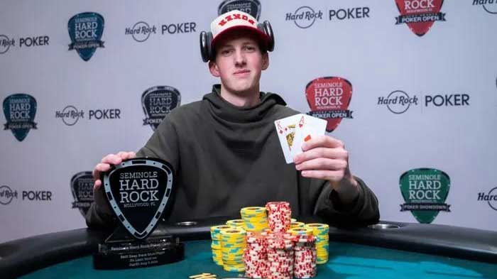 Karl Creazzo 美國19歲Poker第一次參加線下錦標賽就奪冠!