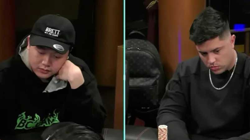 Mariano 靠直覺打牌 ? 用一對10全壓拿下440,875大池