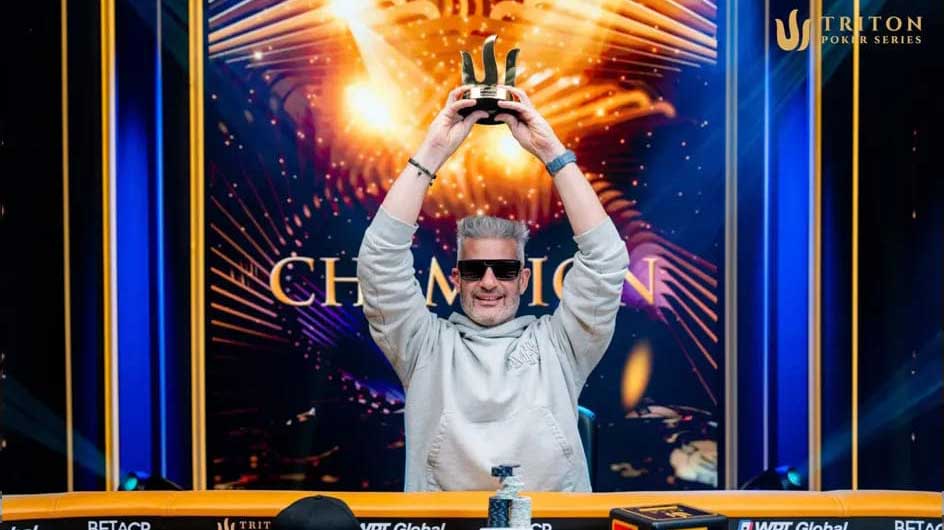 Nacho Barbero撲克牌手 Triton黑山拿下生涯第三個(gè)Triton冠軍