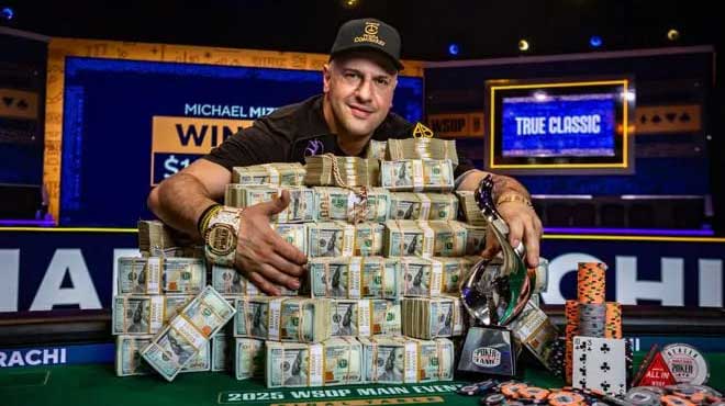 WSOP主賽冠軍Michael Mizrachi 拿下1000萬美元獎金,直接入選名人堂!